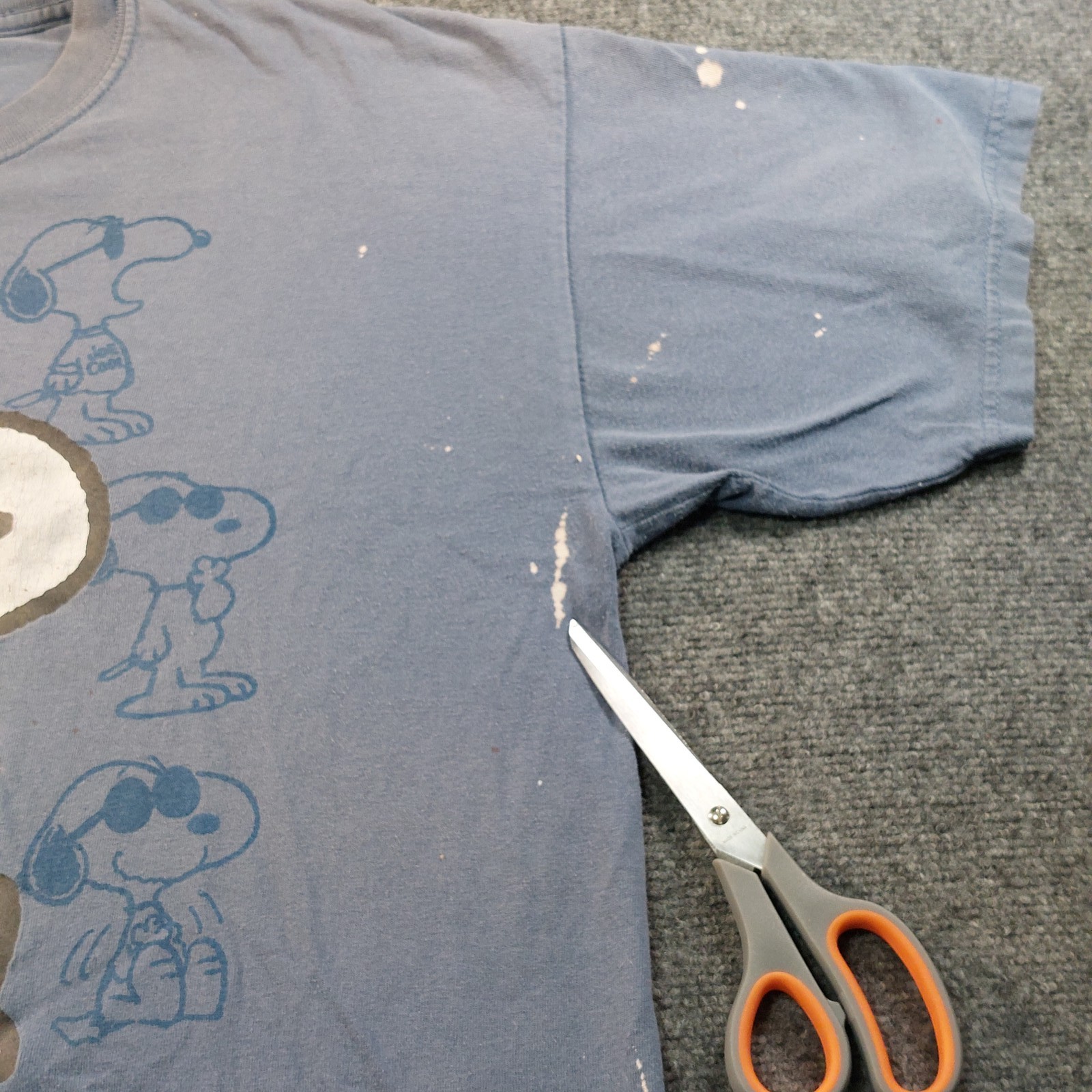 Vintage Snoopy Shirt Peanuts Joe Cool Blue Cartoon Graphic
