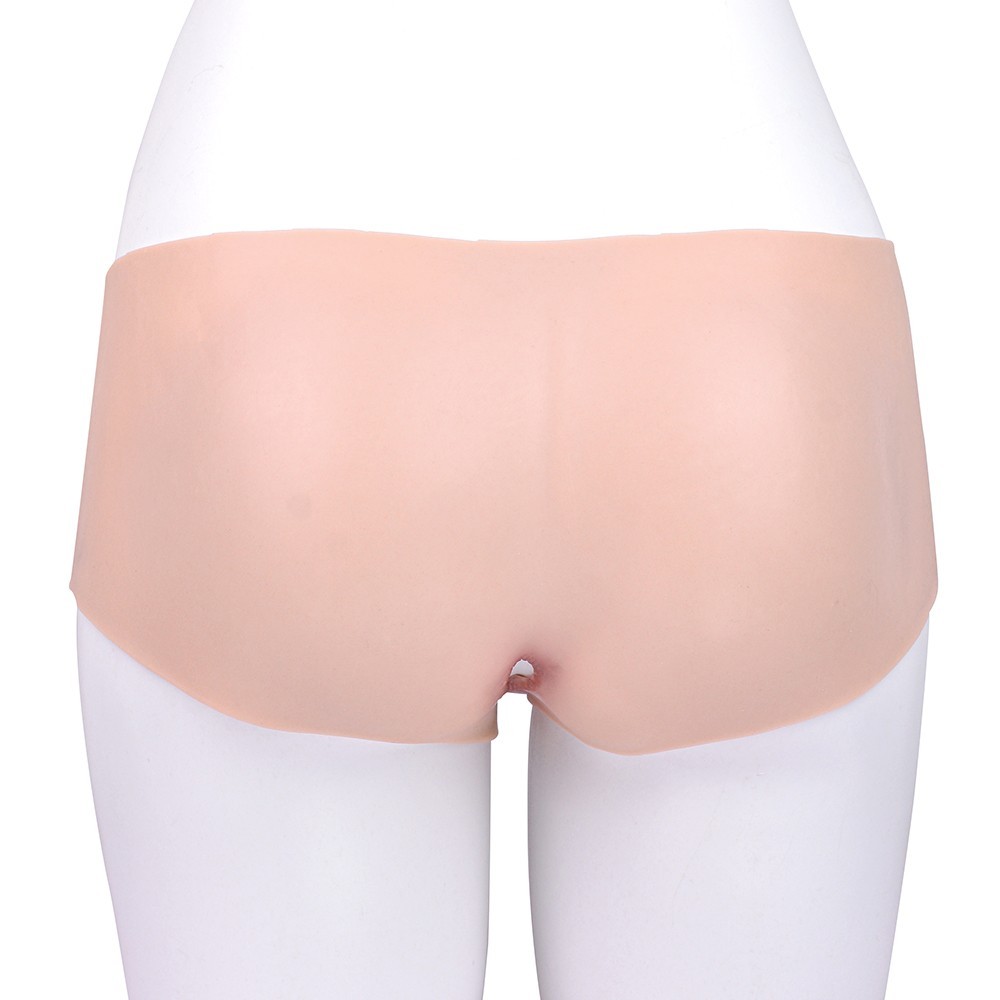 FAAK Silicone Fake Vagina Pant Hip Enhancer Transgender Panties For Crossdresser
