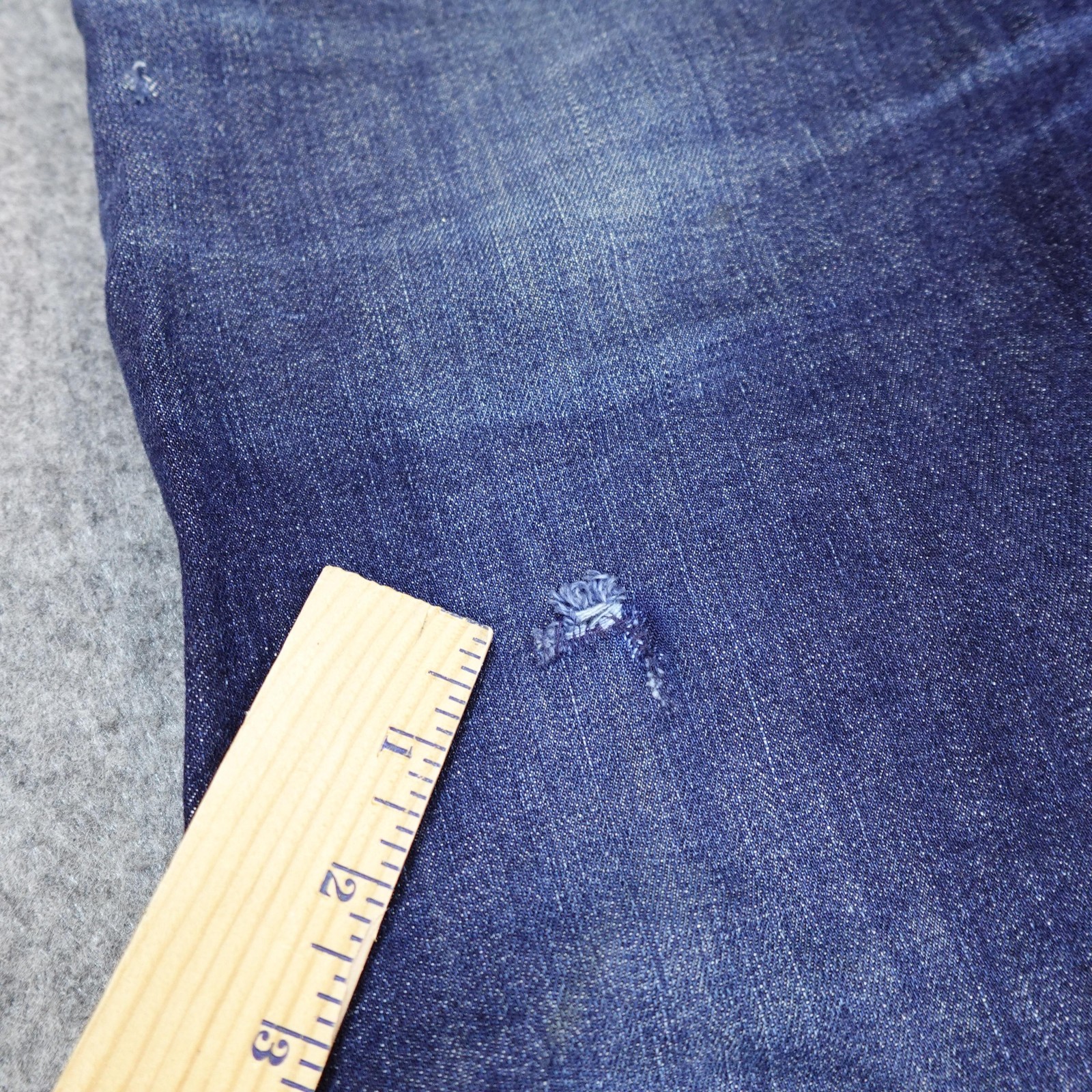 Naked & Famous Jeans Mens 36×32 Blue Weird Guy Selvedge Stretch Denim Pants