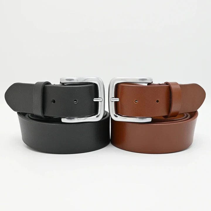 Soft Classic Durable Premium Stylish Adjustable Everyday Pure Leather Men’s Belt