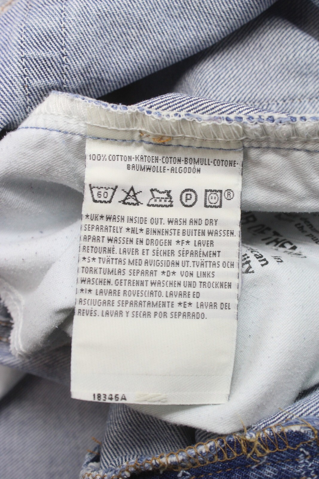 Levi’s 522 02 Mens Jeans W36/L32 Regular Straight Fit Button Fly Denim