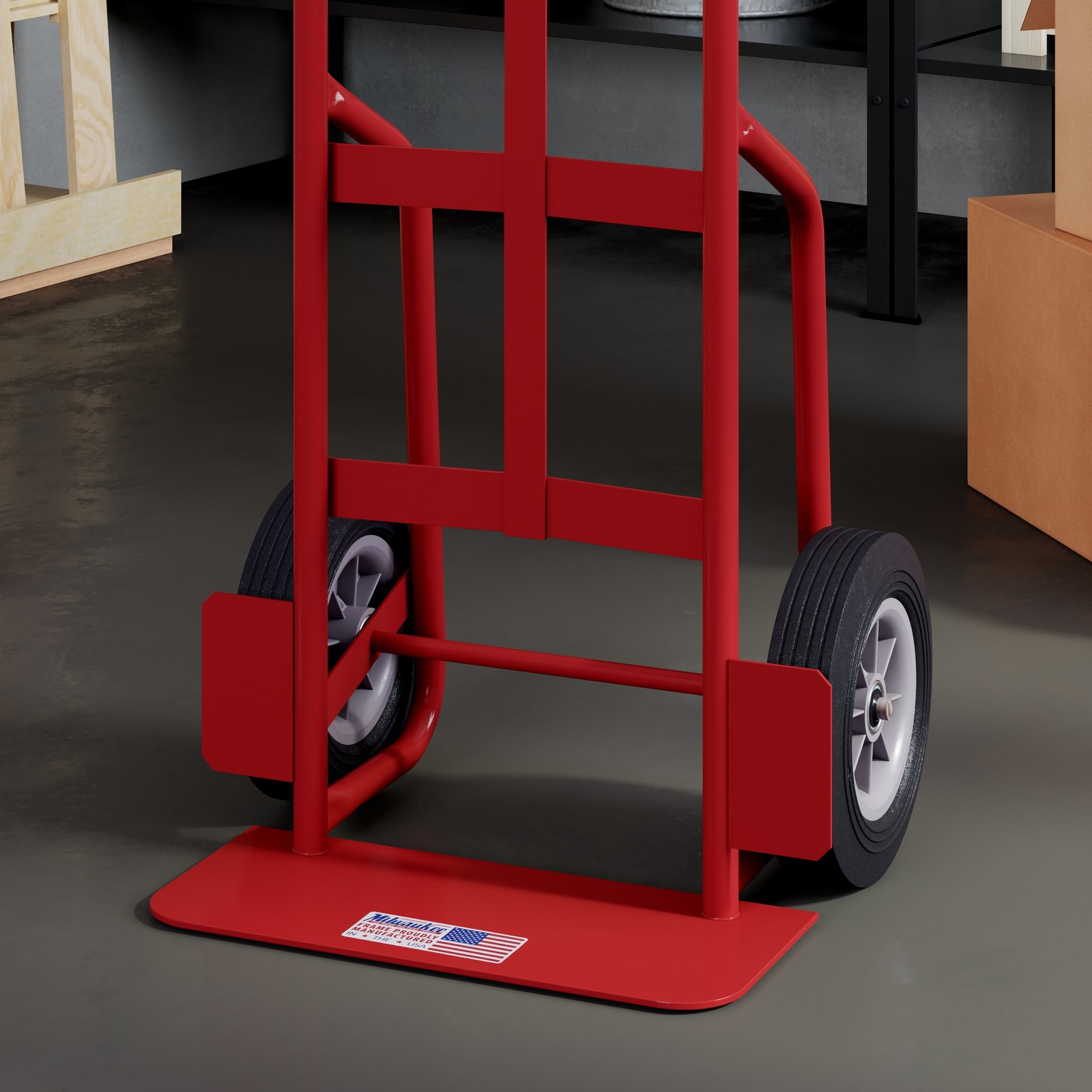 Milwaukee 800-lb Capacity 2 -Wheel Red Steel Standard hand truck|123618