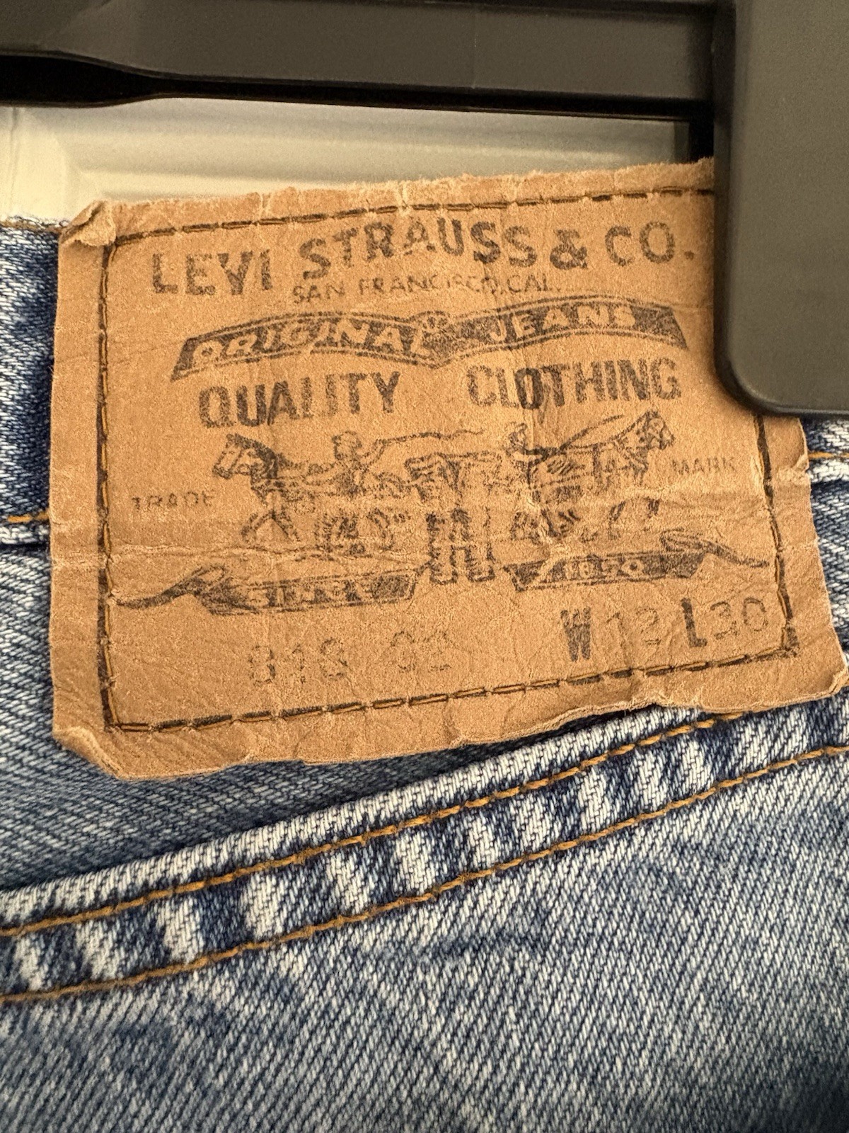 Vintage 1994 Levi’s 615 Jeans Made In UK Women’s W28 L28 Light Wash Tapered