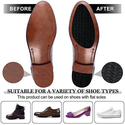 10 Pack Non-Slip Shoe Sole Protector Shoe Bottom Pads Anti Slip Shoe Grips