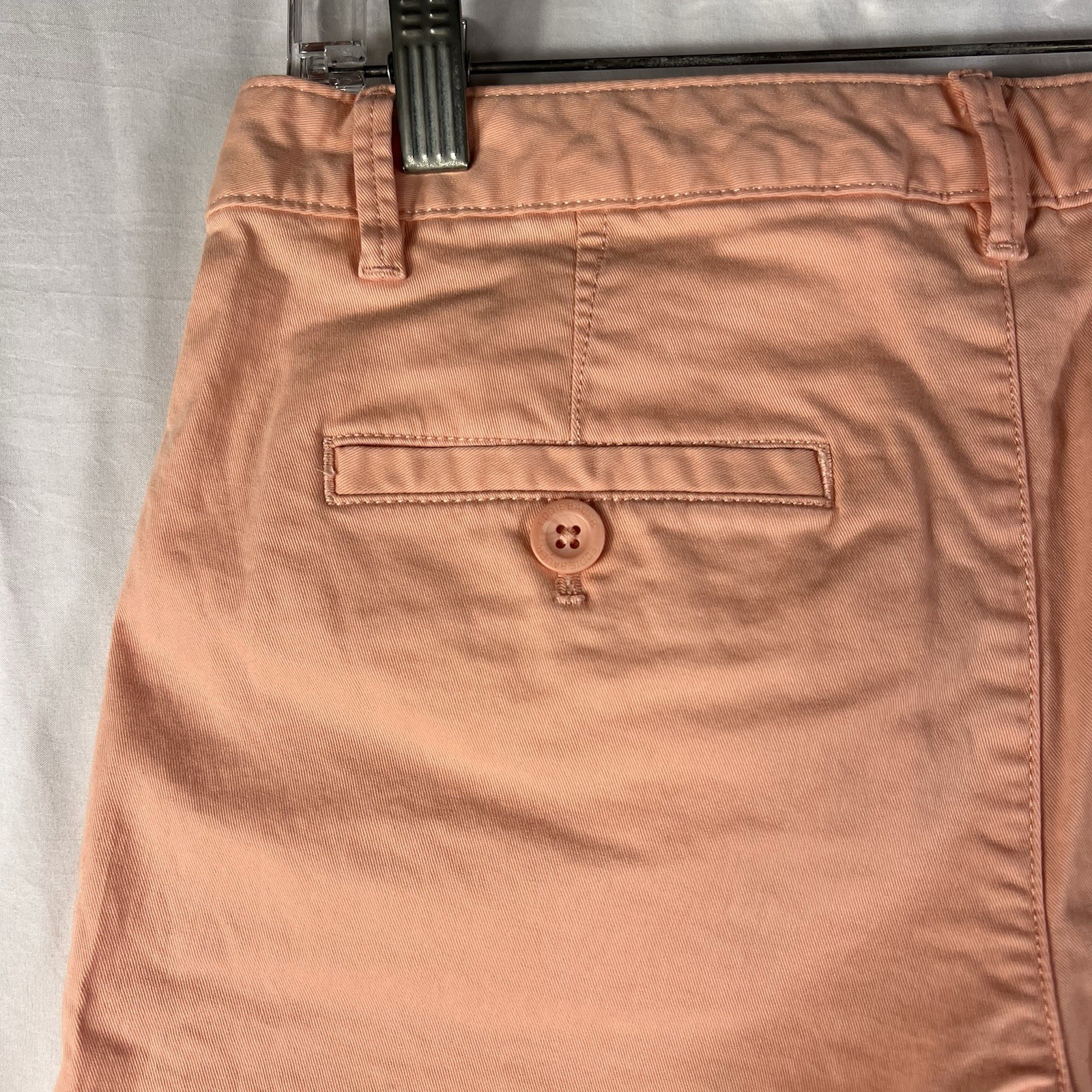 Eddie Bauer Shorts Women’s Size 0 Slightly Curvy Legend Wash Stretch Pink Chino