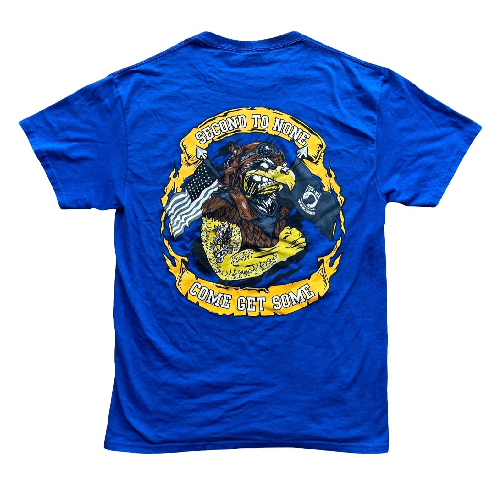 USAF 322nd Training Squadron T-Shirt Men’s Size MED Blue Second To None Get Some