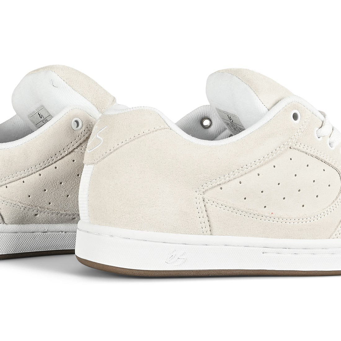 eS Accel OG Skate Shoes – White/Gum