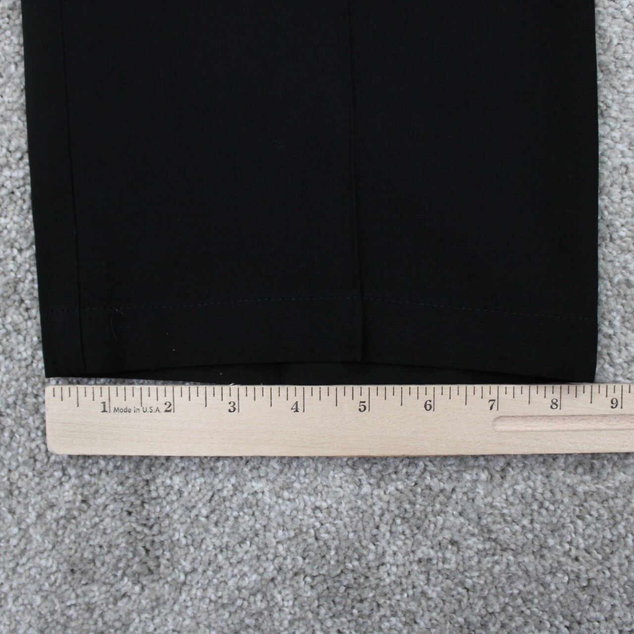Alberto Pants Mens 36 x 28 Black Tom Ceramica Poly/Viscose Stretch Flat Front