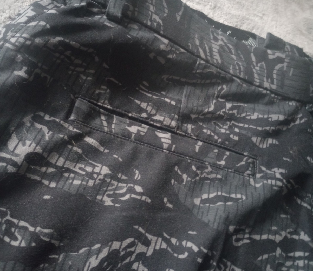 Nike Dri-Fit Shorts Men’s 38×10 Black/Gray Camo Golf Athletic Polyester Stretch