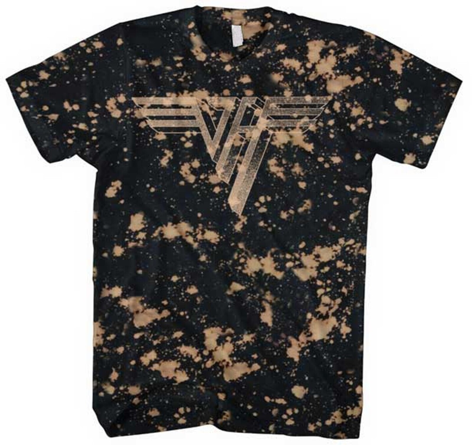 VAN HALEN cd cvr CLASSIC LOGO BLEACHED Official SHIRT XL New 1984 I II diver