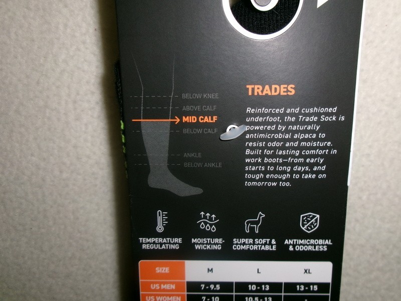 Hollow Socks Alpaca Trades Black Mid Calf-M-Unisex Women 7-10/Men 8-9 1/2 Read!