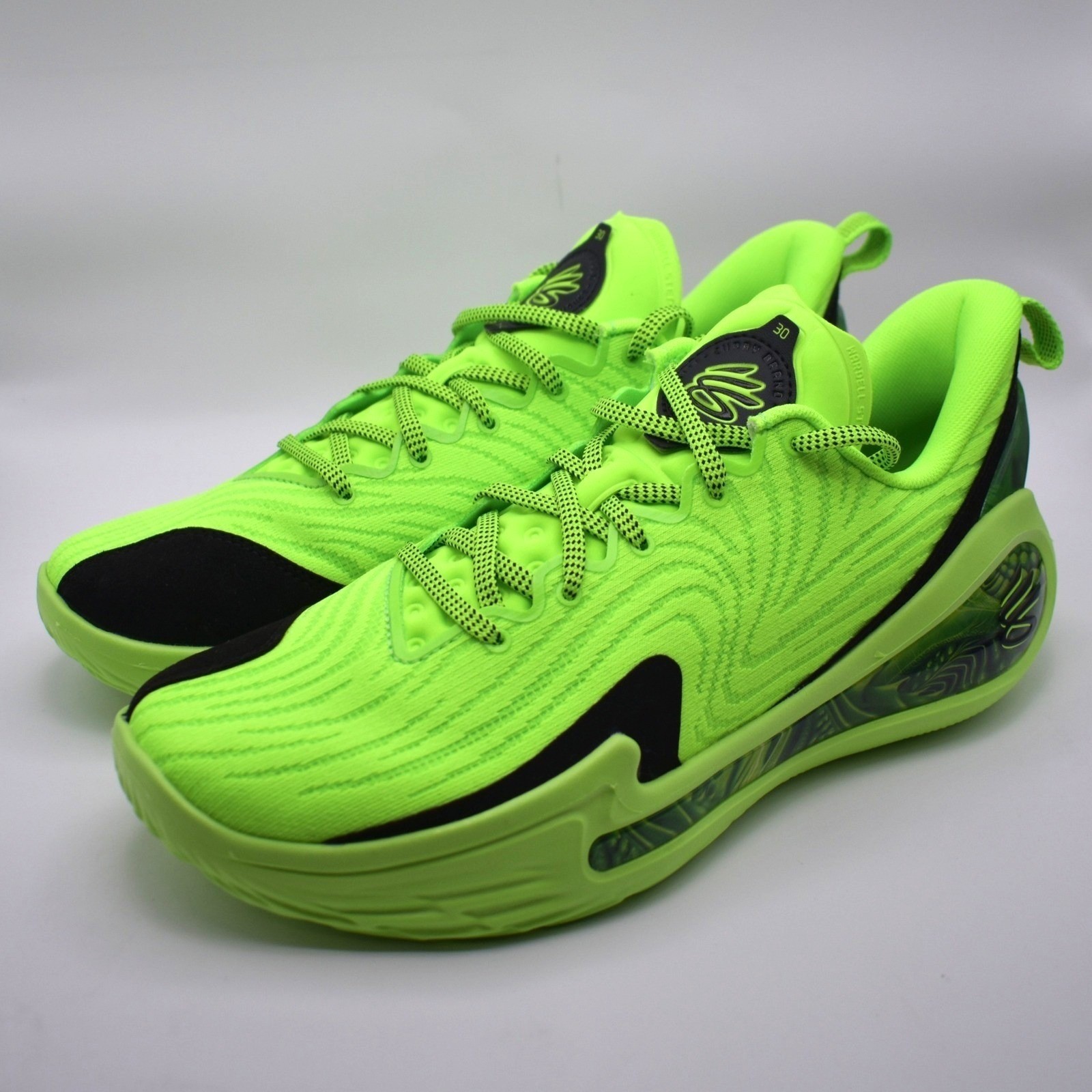 Under Armour Curry 12 Extraterrestrial Sneakers Size 10.5 Hyper Green Black NEW
