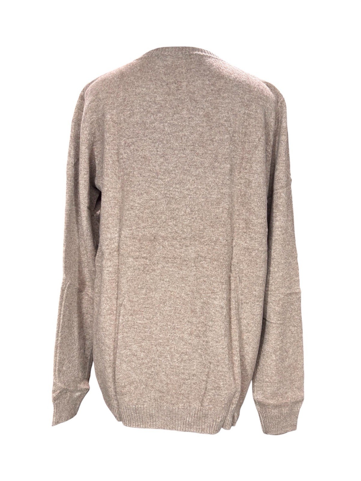 Liny Xin Mocha Superfine Merino Wool Sweater, Super Soft Size L, Pullover