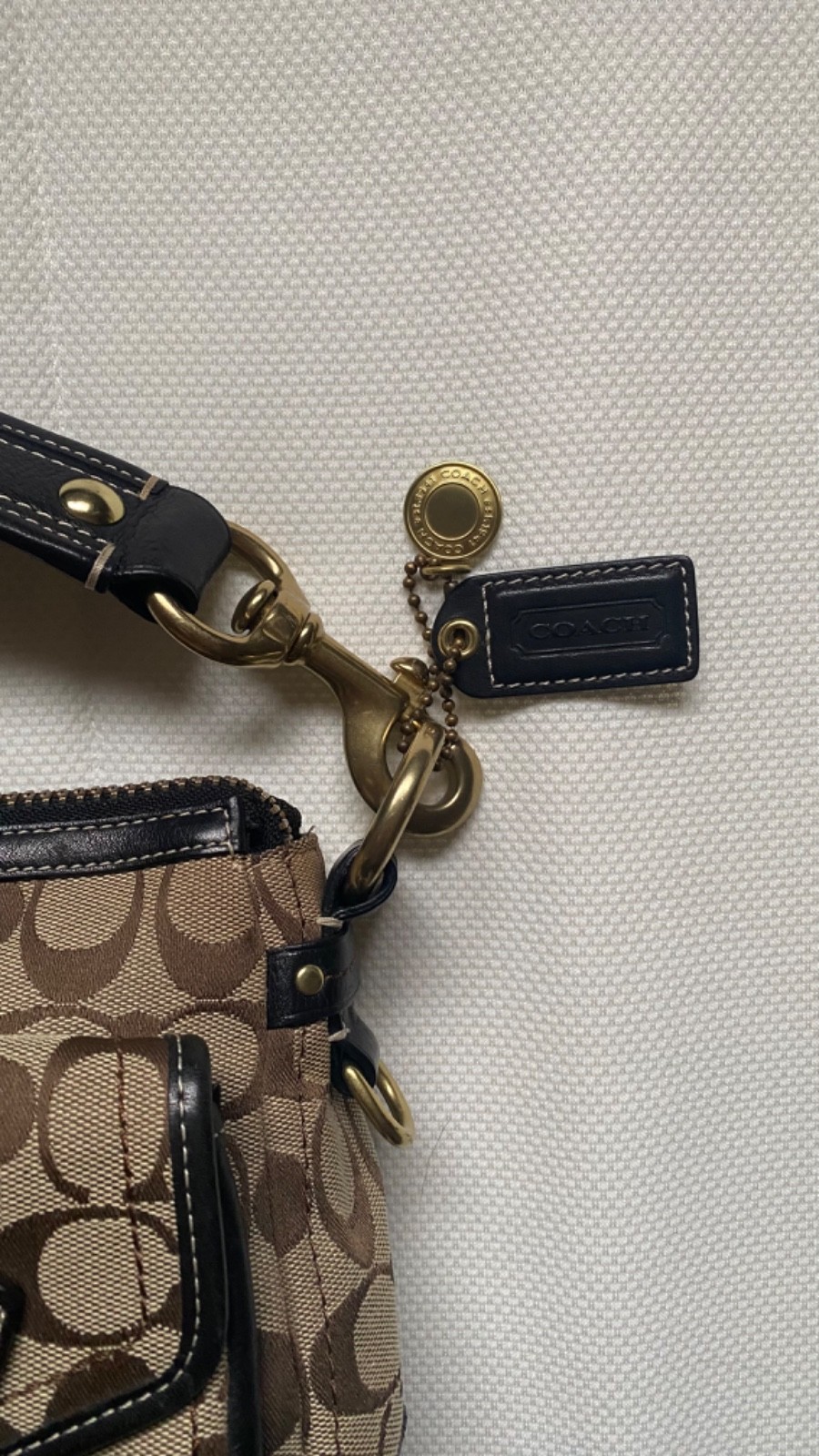 Coach Legacy 65th anniversary turn lock shoulder bag