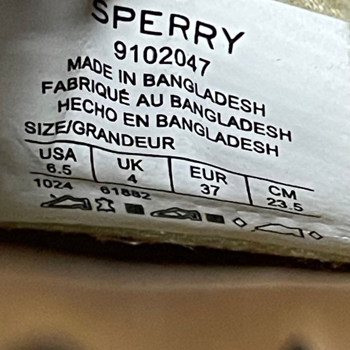 SPERRY Angelfish 1 Eye Boat Shoe Women’s Size US 6.5 M White/Blanc