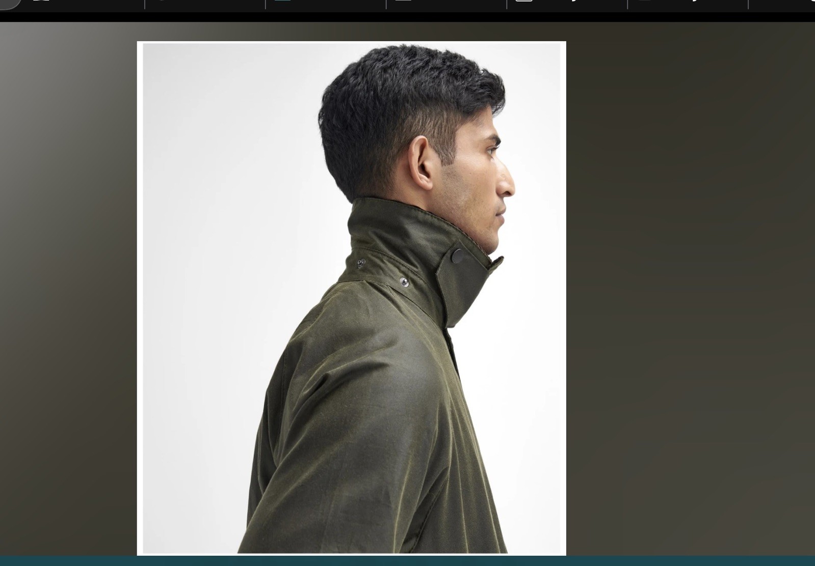 Barbour – Beaufort Waxed Jacket in UK only Archive Olive size 36
