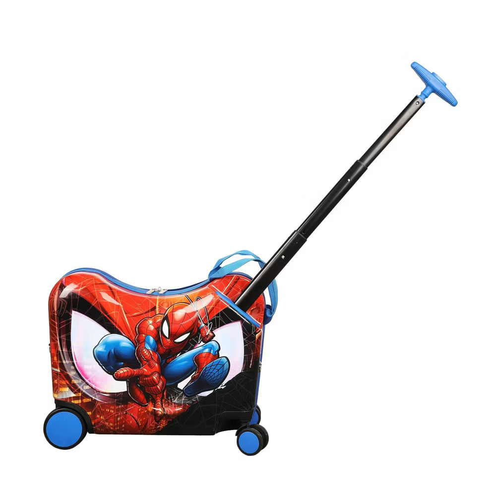 Spider-Man Carry On Spinner Hardside Ride On Suitcase – Red