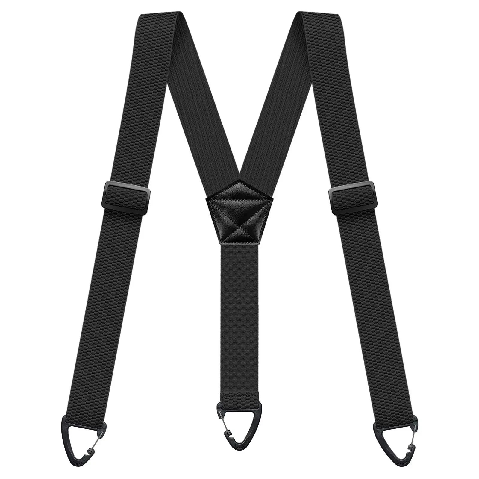 Heavy Duty Elastic Suspenders for Men Trouser Pants Braces Strap Work Belt UK