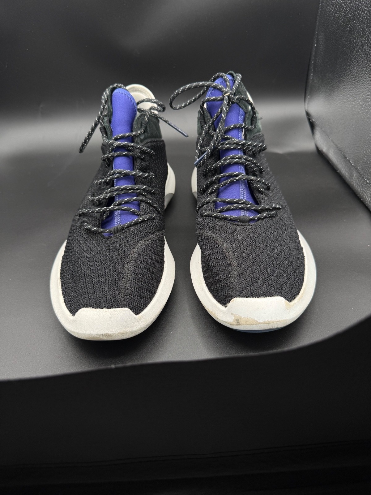 Adidas Crazy 1 ADV Primeknit AH2254 Black Purple Men’s 11U