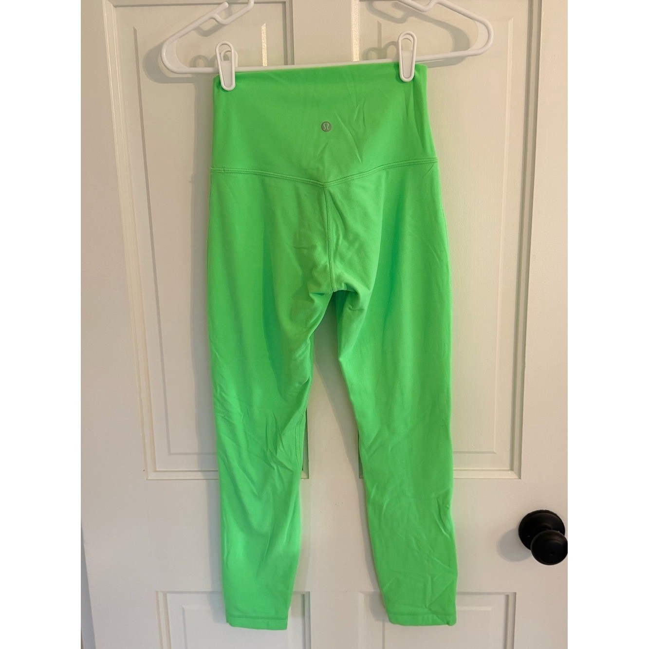 Lululemon Align High Rise Crop 23″ Leggings Green Size 4 Double Lined