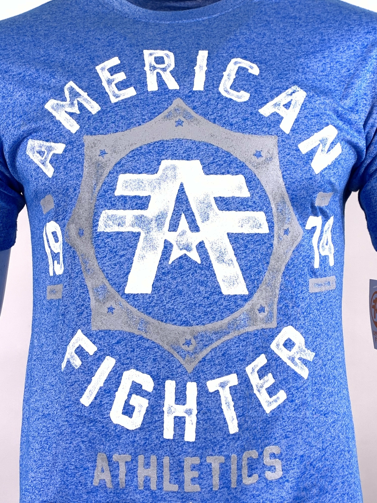 AMERICAN FIGHTER NORTH CAROLINA MARBLE Men’s T-Shirt Blue *