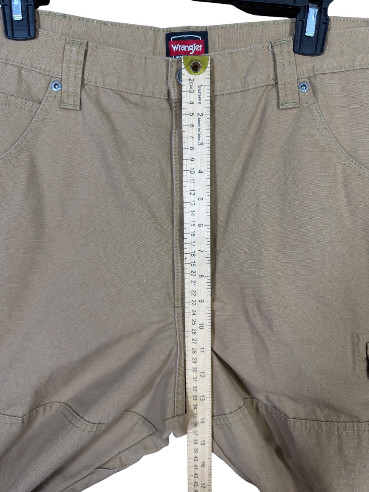 Wrangler Riggs Workwear Cargo Carpenter Pants Men’s 38×32 Khaki Utility NWOT