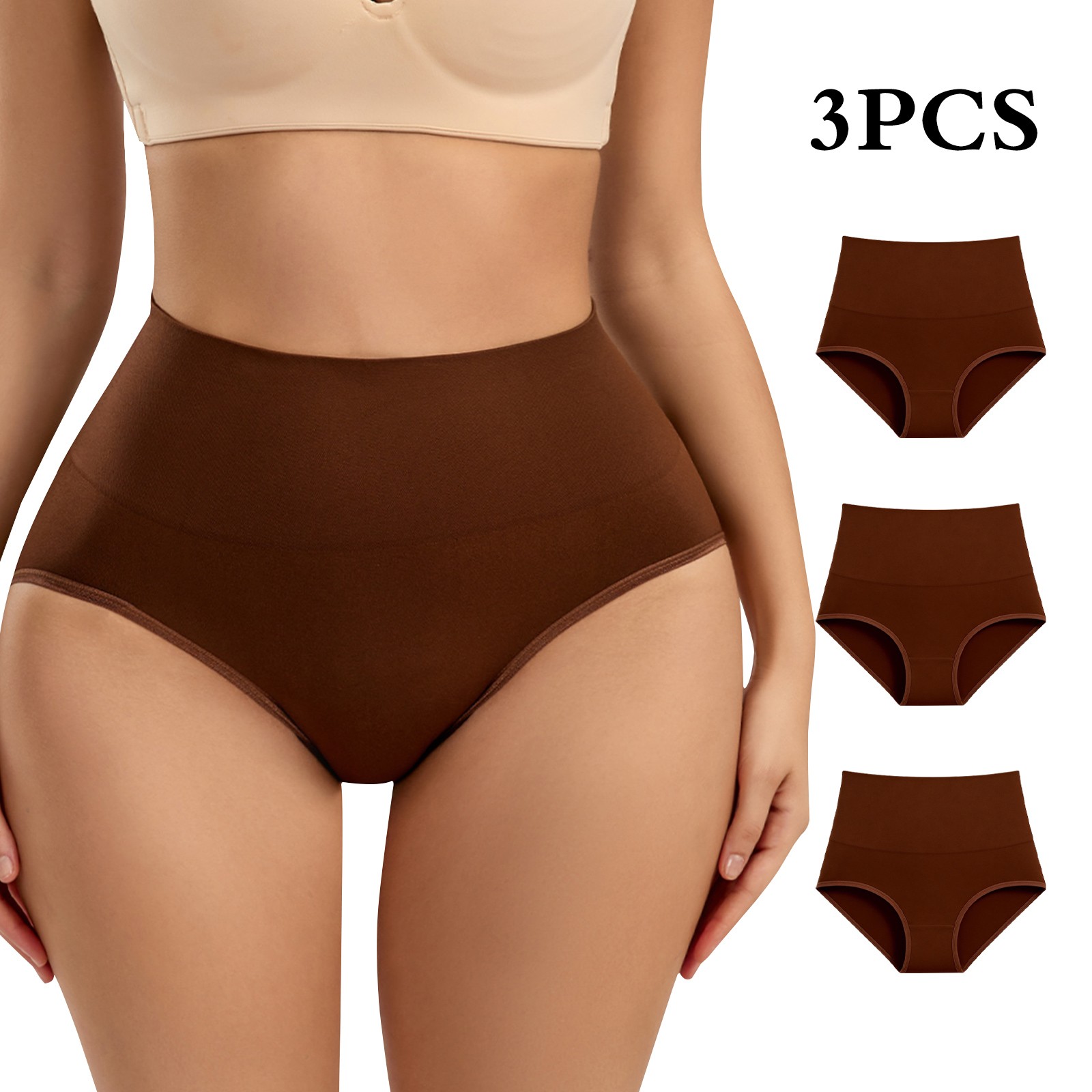 Women High Waist Tummy Control Body Shaper Slimming Shapewear Underwear Panties