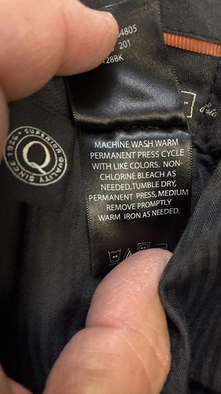 Mens Hagger Dress Pants Black Size 42/30