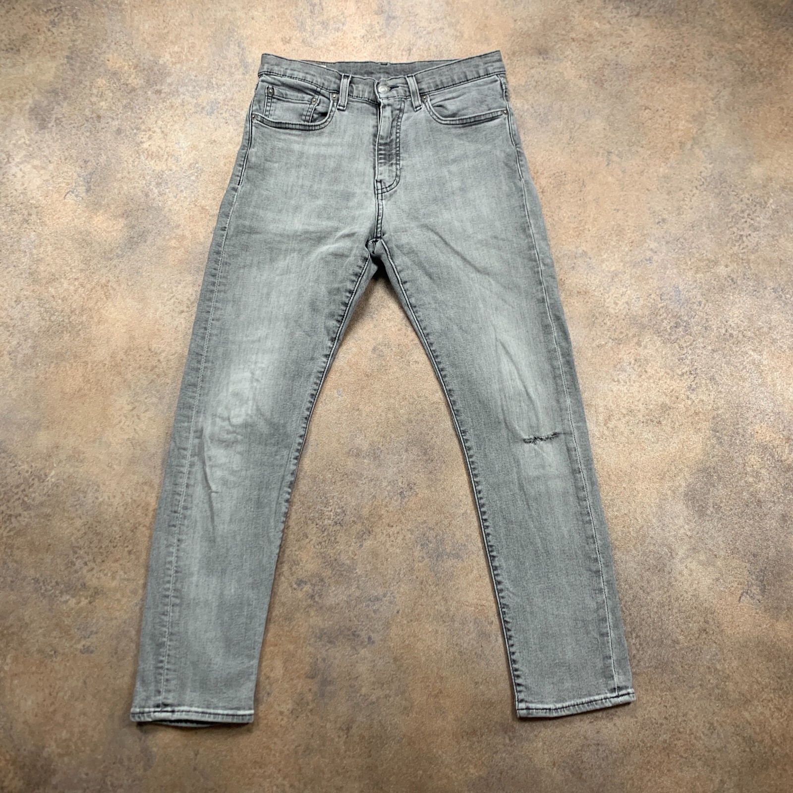 LEVI’S 512 Jeans Mens (31 Inch Waist) (28 Inch Leg) Skinny Tapered Fit Grey
