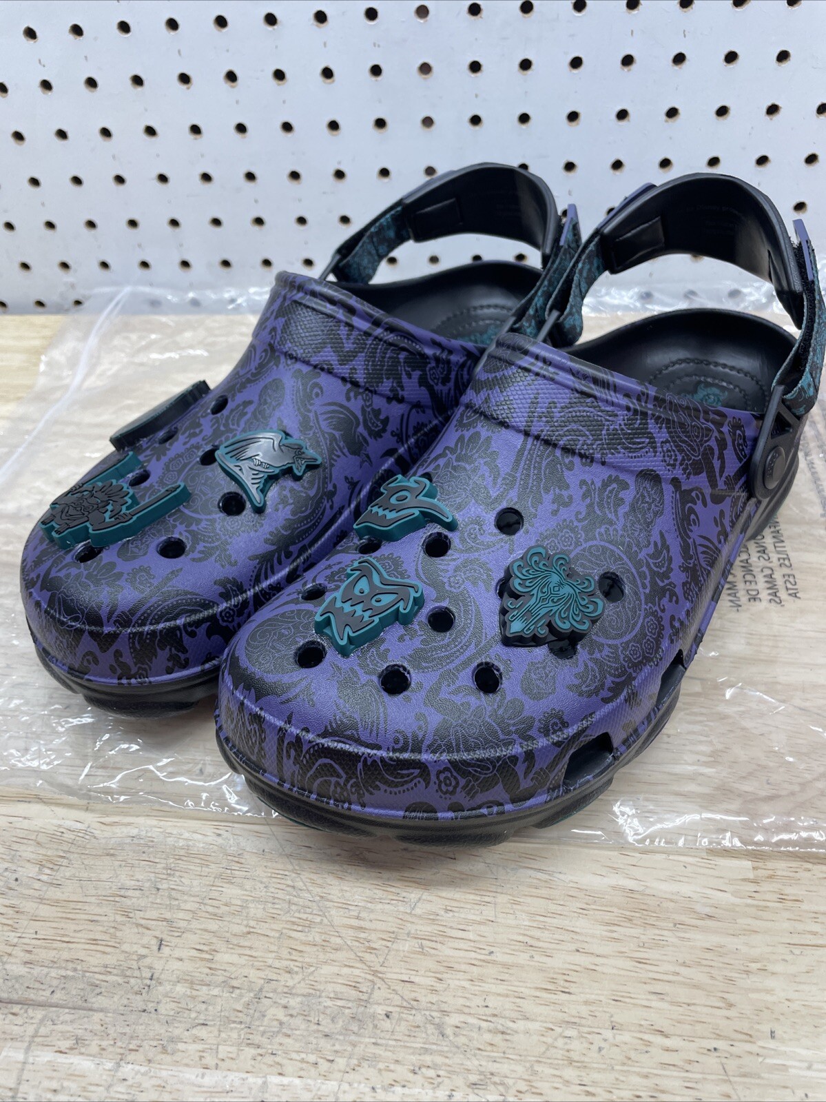 Disney Parks The Haunted Mansion Wallpaper Clogs by Crocs Adult Sizes
