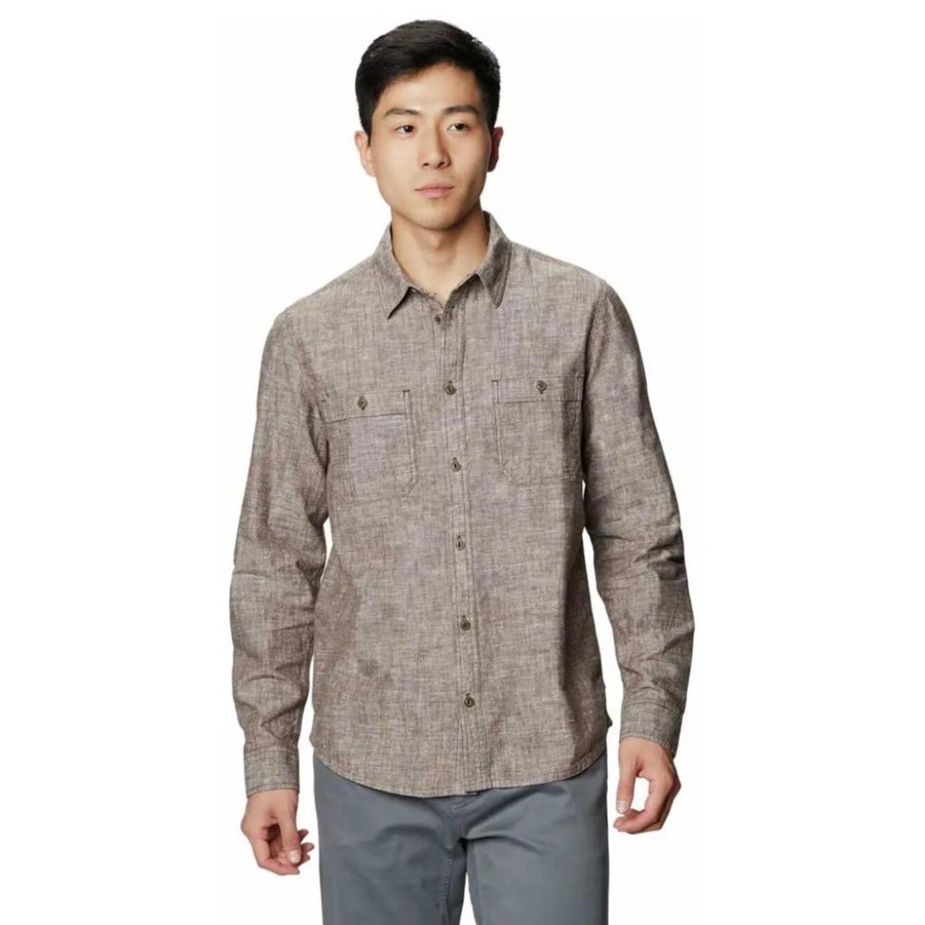 Mountain Hardwear Mens XL Piney Creek Long-Sleeve Shirt Hemp Blend