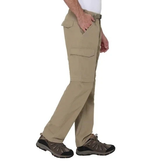NWOT The B.C. Clothing Co. Men’s XL x 32 Beige Convertible Cargo Pants