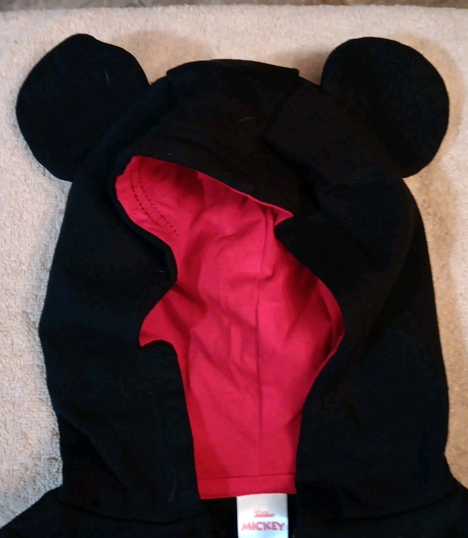 Disney Mickey Mouse 12M Hooded Zip Up Sweatshirt with Ears