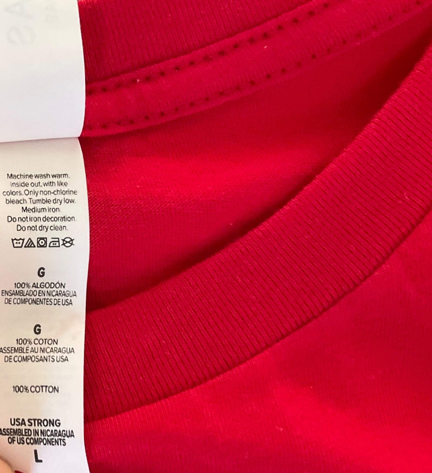 Bella+Canvas Unisex T Shirt Short-Sleeve 100% Cotton Jersey Tee 3001C Red Large