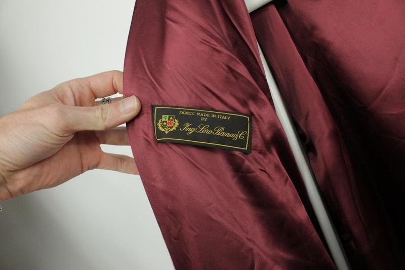 Women Alberto Aspesi Coat Burgundy Alpaca 40 / L /