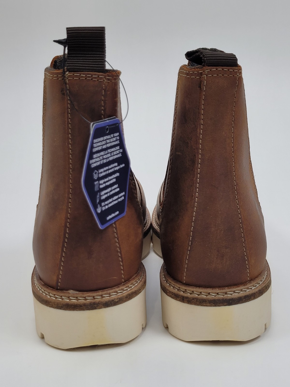 Alpine Design Womens Blaze Chelsea Boots Brown/Tan Color Leather AD23WCW007-TAN