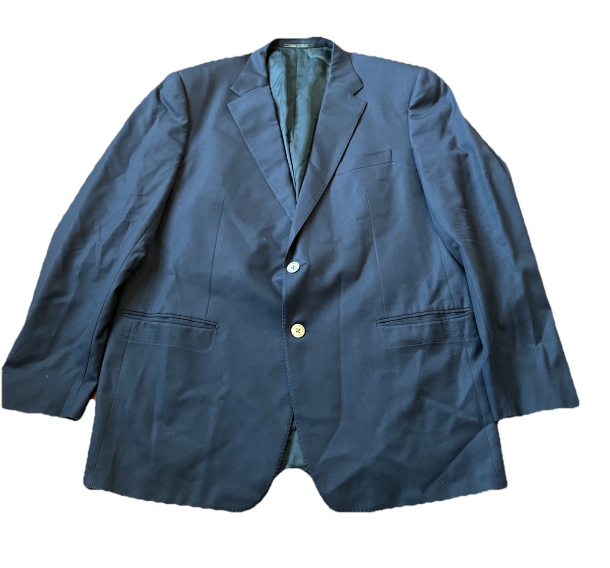 Corneliani Men’s Blue Wool/Rayon Blazer Jacket Size 58 7L Made In Italy