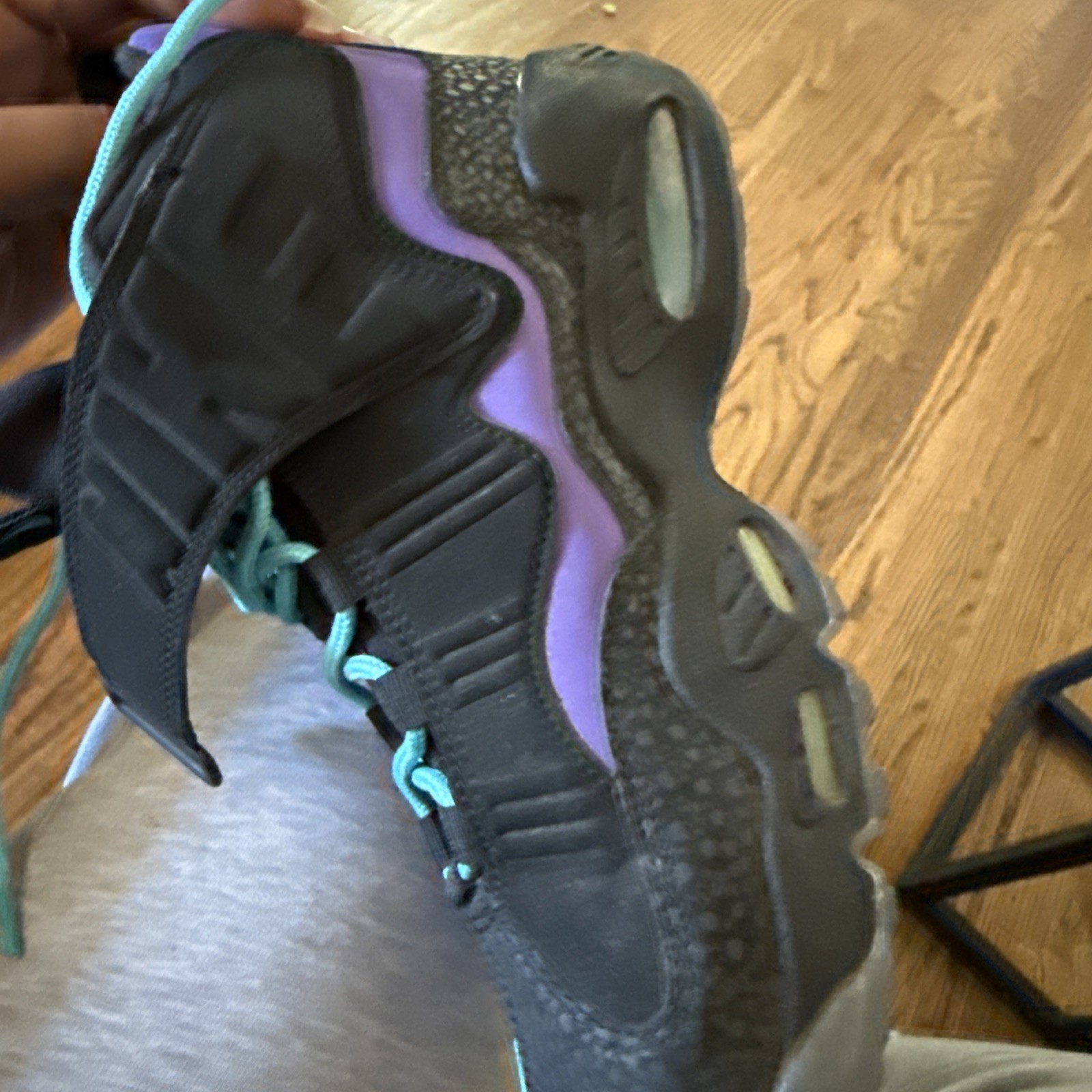 Nike Griffey Purple Venom Sneakers Size 10