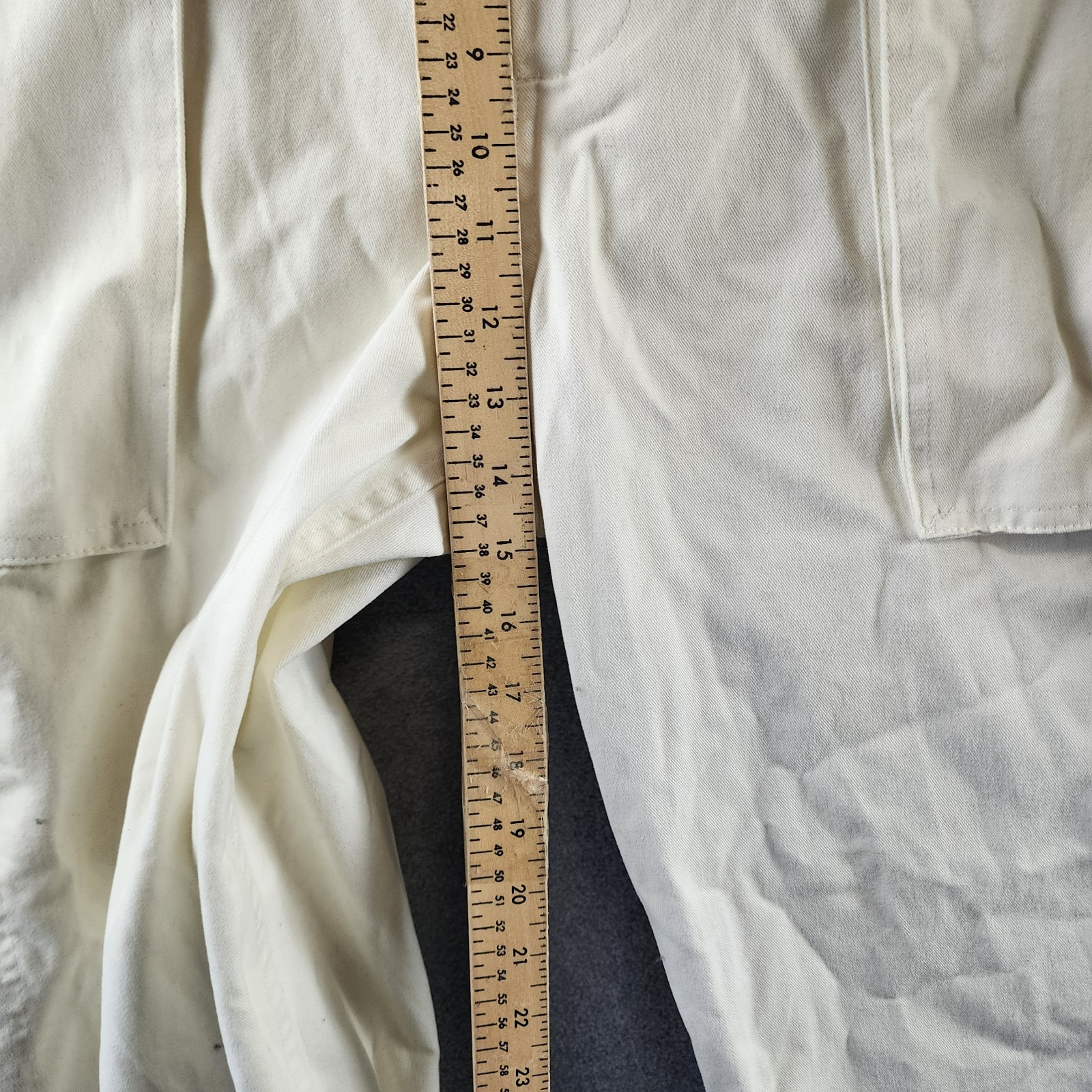 Mode of One Regular-Fit Utility Pants Men’s 38 Neo Natural Button Zip Closure