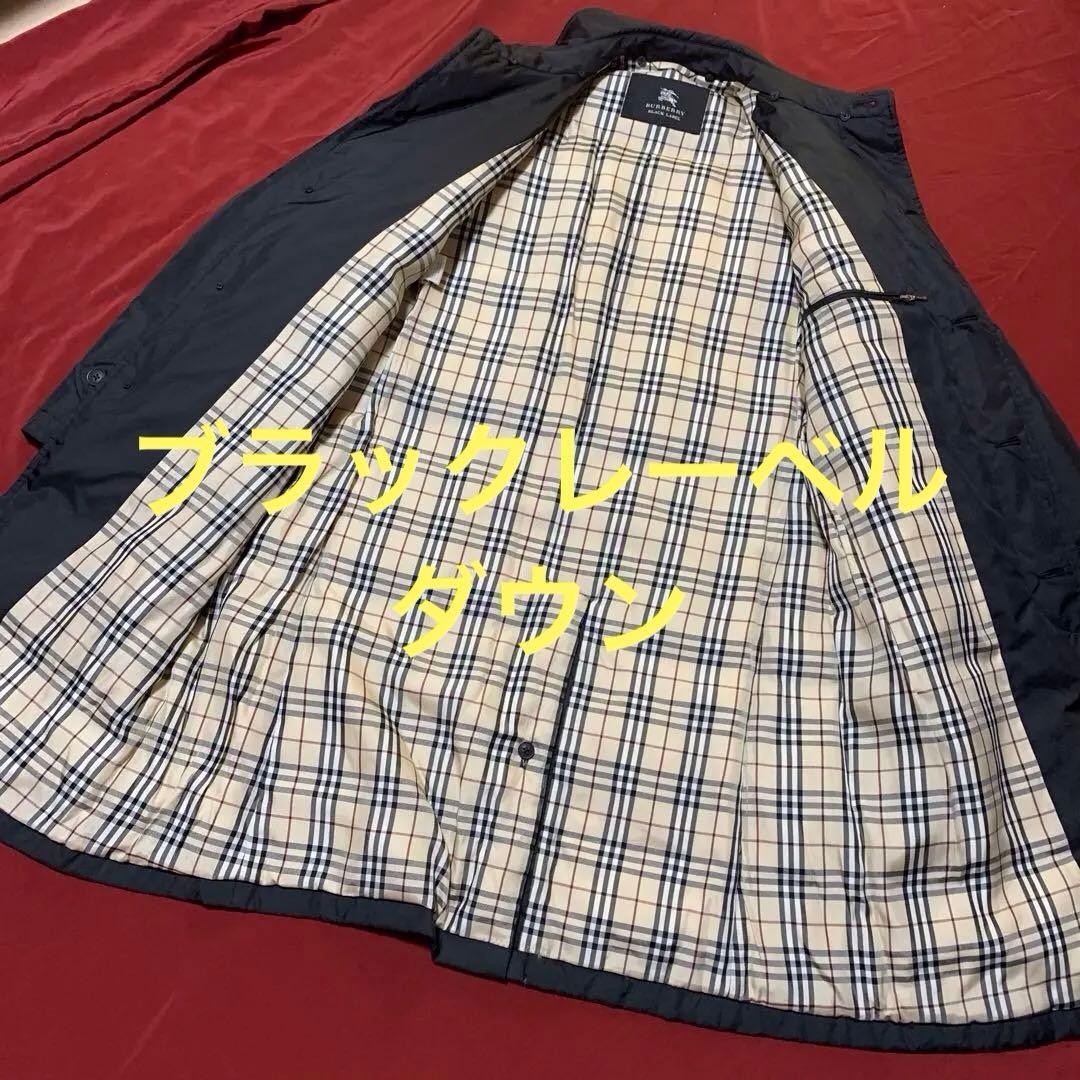 BURBERRY BLACK LABEL Down Coat Excellent Condition