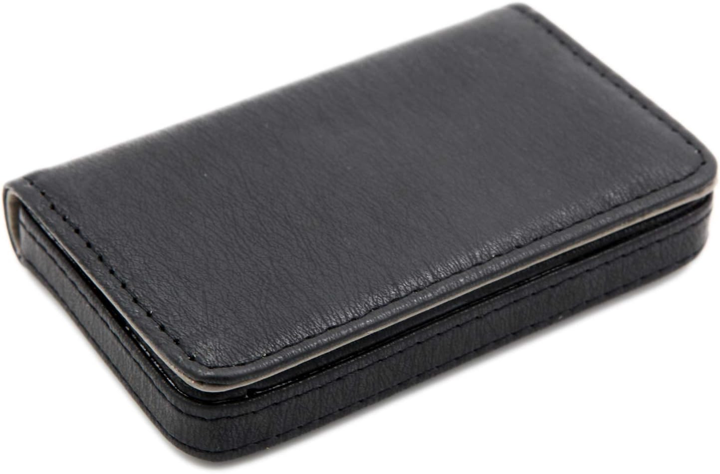 RFID Blocking Wallet – Minimalist Leather Business Credit Card Holder – Black2