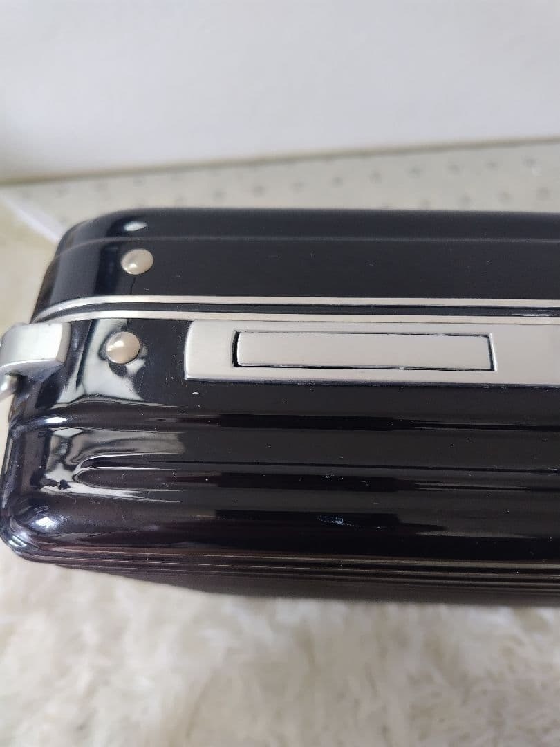 RIMOWA Limbo Series Briefcase Attache Case Black 14L Polycarbonate Alumunium