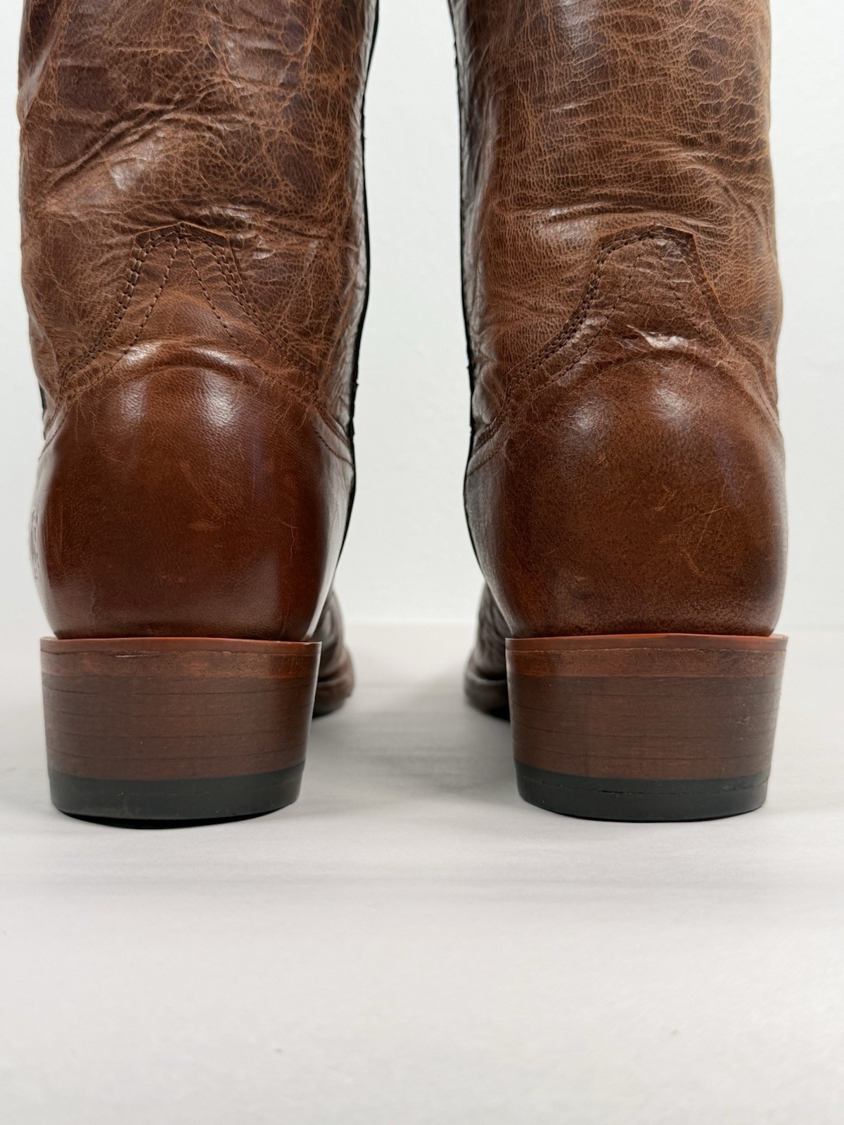 Men’s Cattle Baron Cowboy Boots Size 9 D Scotch Goat DH5441 Ranch Riding Western