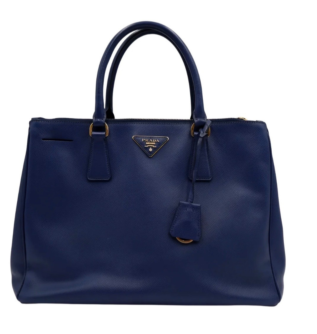 PRADA Saffiano Lux Galleria Double Zip Tote Bag – Professionally Authenticated