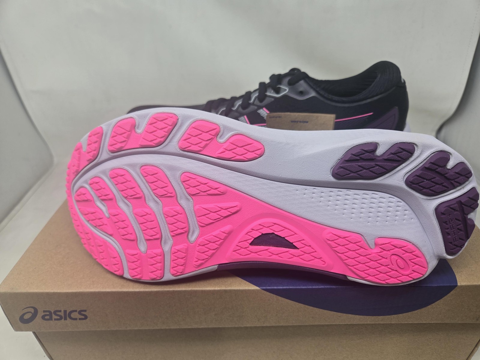 ASICS Women’s Gel-Kayano 30 Running Shoes, 9.5, Black/Lilac HINT