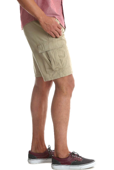Men’s Wrangler Cargo Shorts w/ Stretch Khaki Relaxed Fit Tech Pocket ALL SIZES