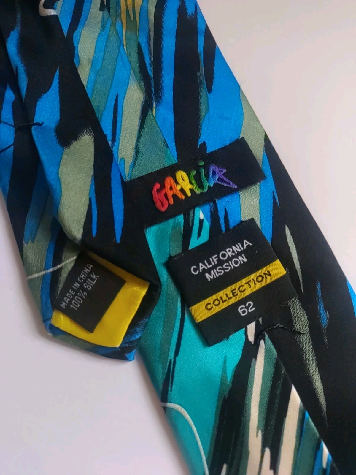 Garcia California Mission Collection Multicolor Fun Pattern Silk 60″ Tie