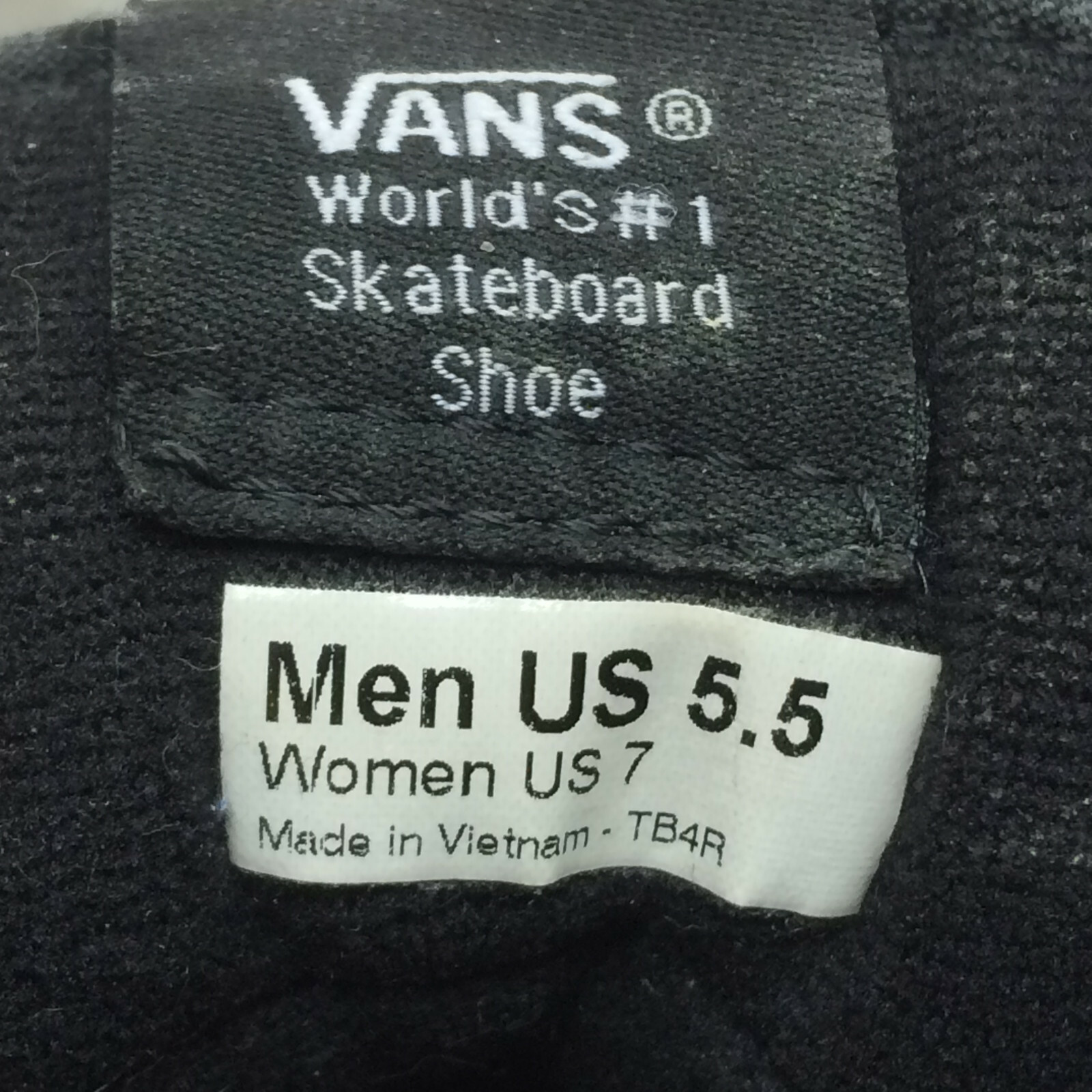 Vans Skate Shoe Sneakers Off The Wall Hi Top Unisex Men 5.5 Women 7 Gray