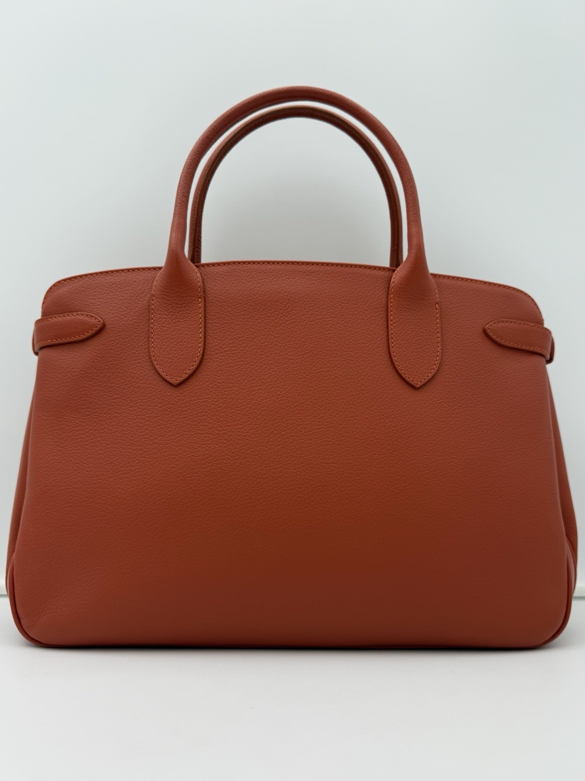 🐢MORABITO 1905 PARIS • DIVA 35 Bag in Terracotta • Made in ITALY (Late Model)