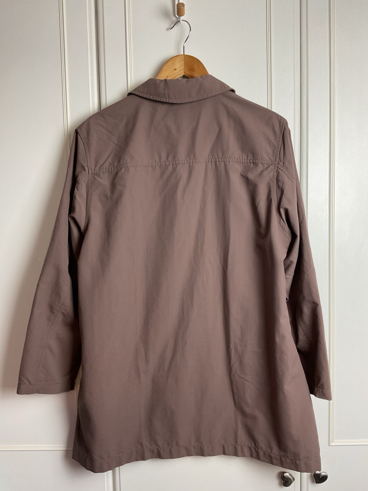 Rohan Womens Longitude Jacket Size Large Brown Unlined Pockets Lightweight